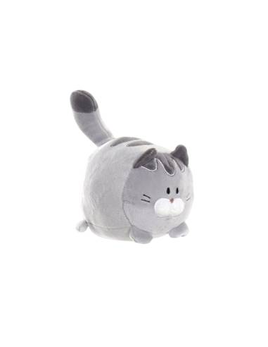 Peluche de Gato Kawaii Gris 12cm