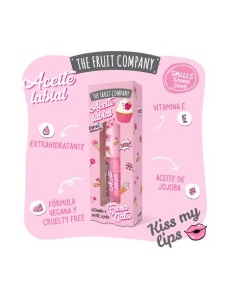 The Fruit Company Aceite Labial Fresa Nata 3.6 Ml