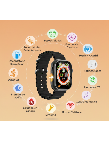 Smartwatch SSK TRAVEL T201-W