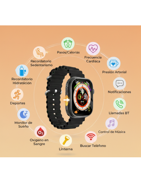 Smartwatch SSK TRAVEL T201-W
