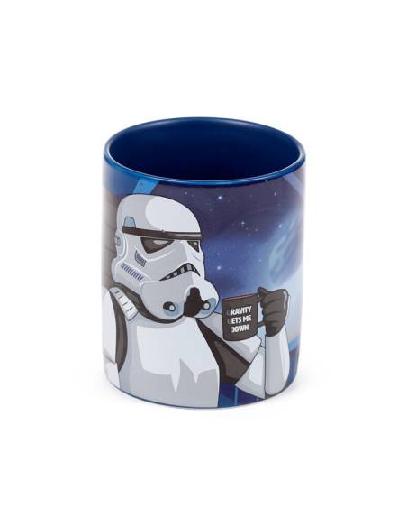 Taza de Porcelana Stormtrooper Soldado Imperial "La gravedad puede conmigo"
