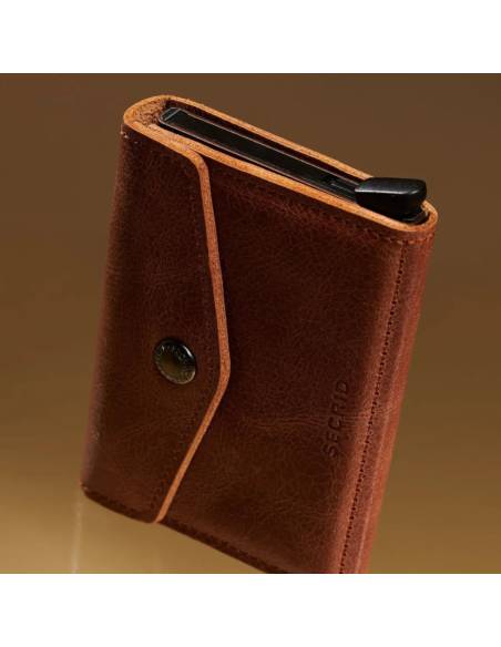 Secrid Cartera Envelope Vintage Cognac
