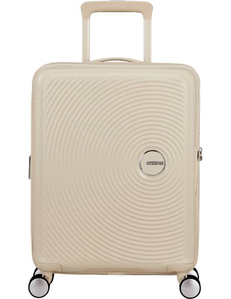 Maleta American Tourister SOUNDBOX Spinner Suitcase (4 ruedas) 55cm | Color Coconut Sand