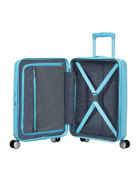 Maleta American Tourister SOUNDBOX Spinner Suitcase (4 ruedas) 55cm | Color Blueberry Fizz