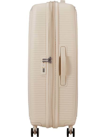 Maleta American Tourister SOUNDBOX Spinner Suitcase (4 ruedas) 77 cm | Color Coconut Sand