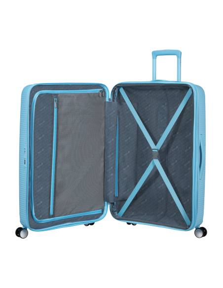 copy of Maleta American Tourister SOUNDBOX Spinner Suitcase (4 ruedas) 55cm | Color Papaya Pop