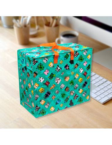 BOLSA PORTA ALIMENTOS MINECRAFT