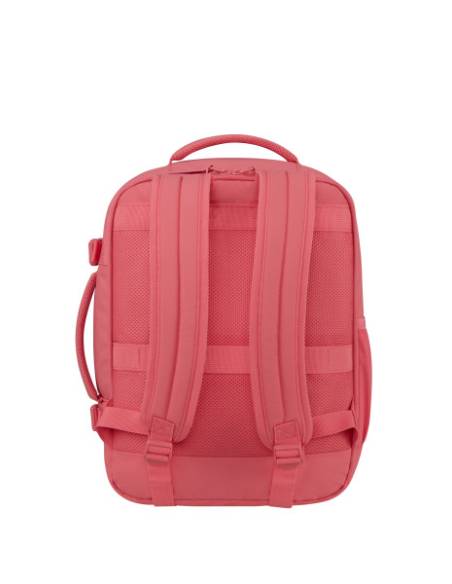 Mochila American Tourister Take2cabin Puff S/M casual PINK GLITCH| Color Rosa