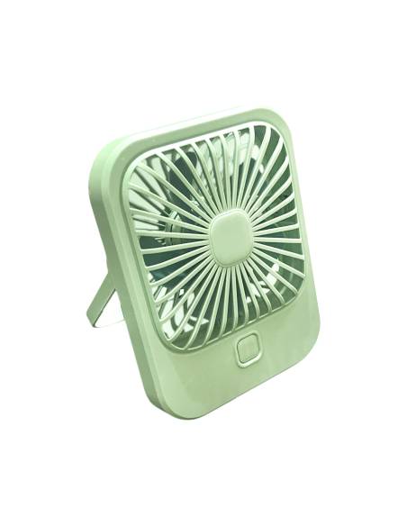 MINI VENTILADOR SOBREMESA VERDE