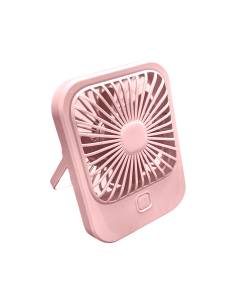 MINI VENTILADOR SOBREMESA ROSA