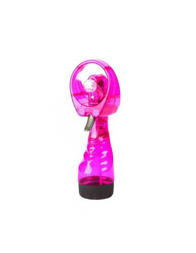 MINI VENTILADOR PULVERIZADOR ROSA