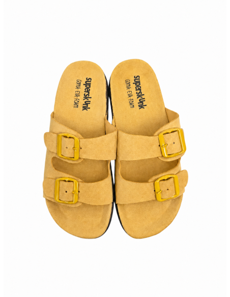 copy of Chinelo/Flip-flop com sola grossa 3 tiras (Rosa)