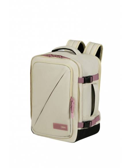 Mochila American Tourister Take2cabin casual backpack MS  Coconut Sand/Galactic Mauve| Color Beige