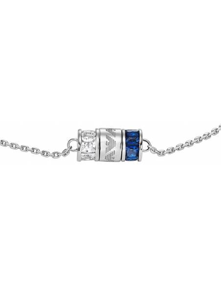 Pulsera de mujer Emporio Armani en plata de ley con cierre de langosta EG3580040