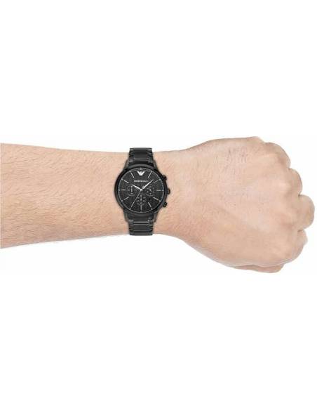 Reloj Cronógrafo para Hombre Emporio Armani Renato AR2485 de Acero Negro