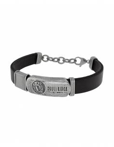 Pulsera de Cuero Negro...