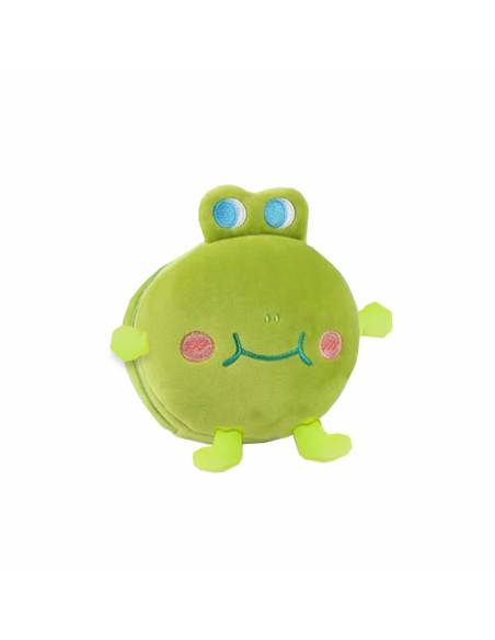 Almohada Viaje Y Antifaz Rana verde infantil