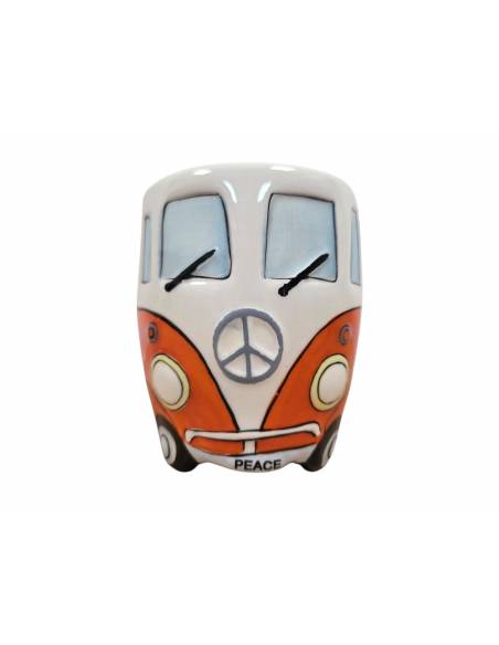 Taza Furgoneta Retro / Camper de Cerámica (300 ml) | Color Naranja