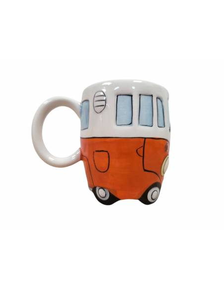 Taza Furgoneta Retro / Camper de Cerámica (300 ml)
