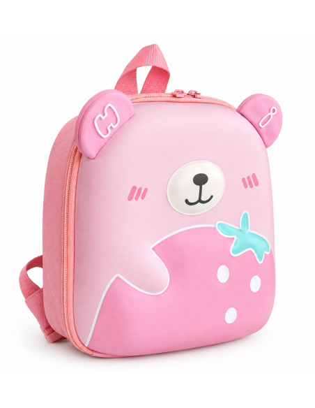 MOCHILA INFANTIL OSO - SUPERSKUNK - (DISPONIBLE EN ROSA Y AZUL)