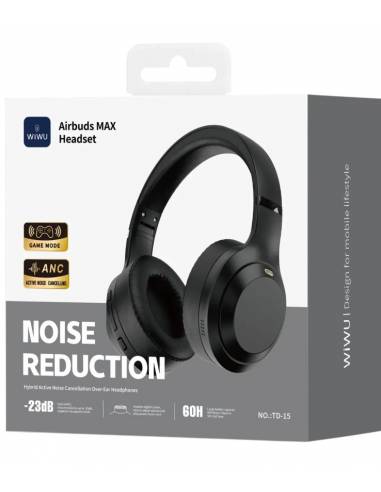 Cascos Airbuds Max Headset Air Max Negro