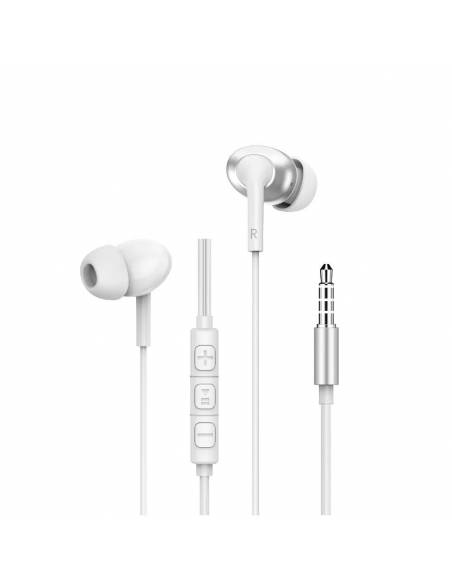 Auricurales Estéreos con Cable| Color Blanco