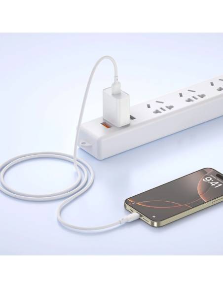 Cable Stellar 2.1 A USB-A a Lightning (1 m) | Color Blanco
