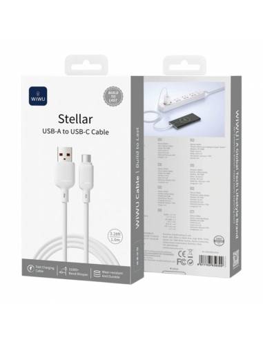 Cable USB-A a USB-C 2,1 A Stellar (1...