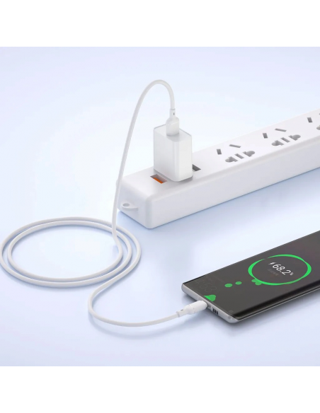 Cable USB-A a USB-C 2,1 A Stellar (1 m) | Color Blanco