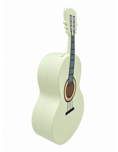 Monedero SSk Travel Silicona Guitarra | Color Crema