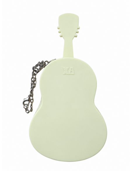 Porta-Moedas SSK Travel Silicone Guitarra | Cor Creme