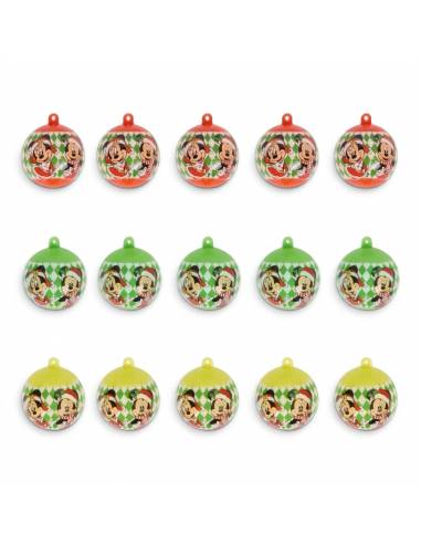 Conjunto de 15 Bolas de Natal Disney...