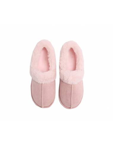 Chinelos acolchoados | Cor rosa