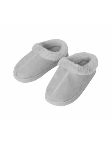 Quilted house slippers | Grey Color