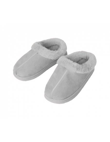 Chinelos acolchoados | Cor Cinza