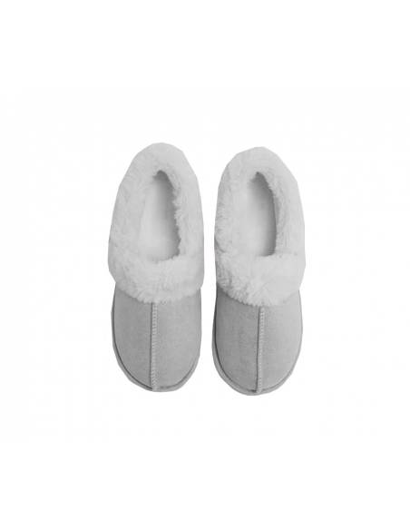 Chinelos acolchoados | Cor Cinza
