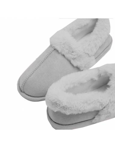 Chinelos acolchoados | Cor Cinza