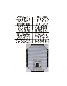 TABLE WITH LETTERS AND NUMBERS 2
