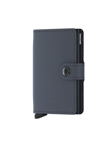 SECRID Cartera Miniwallet Matte Grey-Black