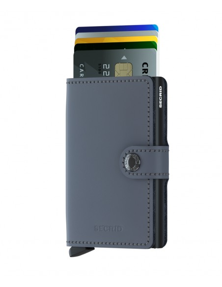 SECRID Cartera Miniwallet Matte Grey-Black