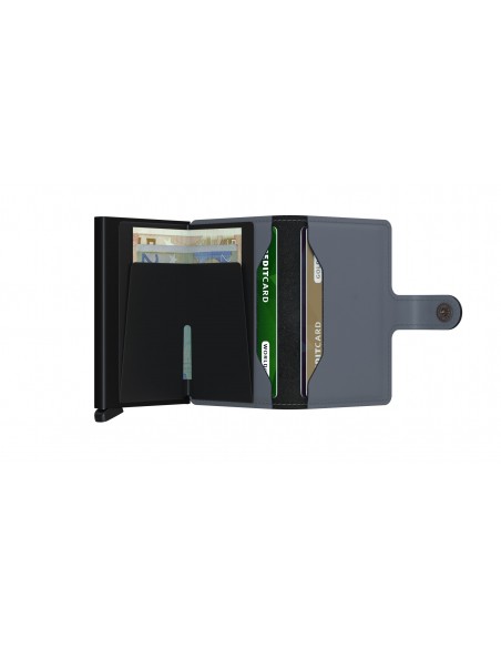 SECRID Cartera Miniwallet Matte Grey-Black