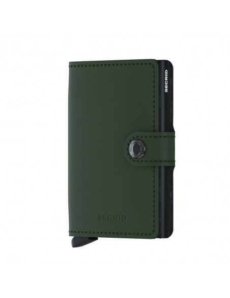 SECRID MINIWALLET MATTE GREEN BLACK