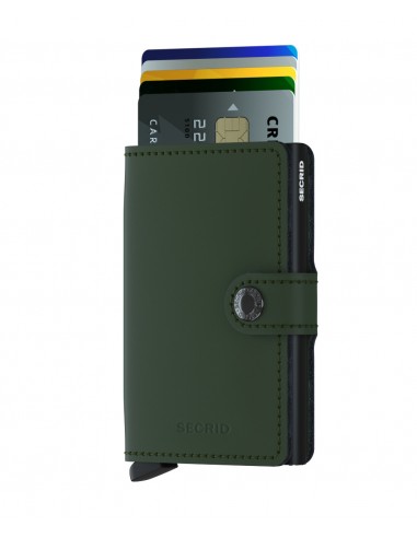 SECRID MINIWALLET MATTE GREEN BLACK