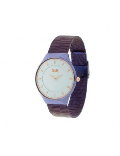 WATCH DIARY PURPLE WHITE DIAL