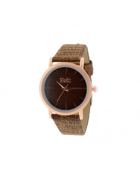 LARGE BROWN TUSCAN WATCH