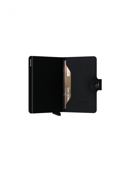 SECRID Cartera Miniwallet Perforated Black