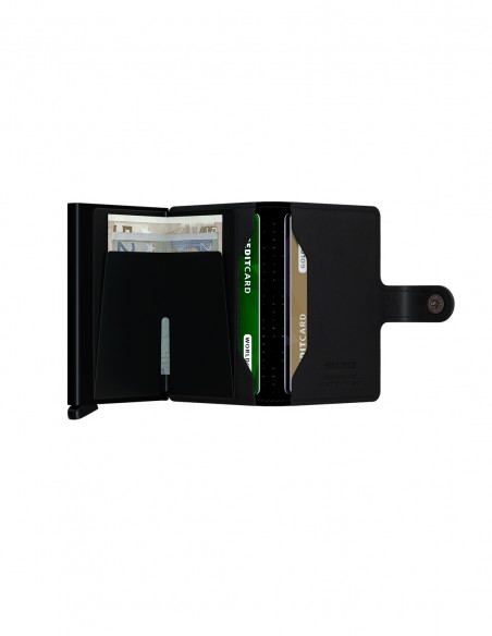 SECRID Cartera Miniwallet Perforated Black