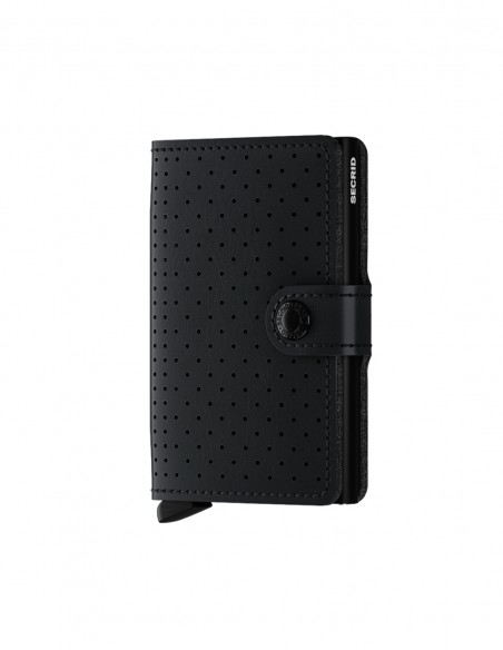 SECRID Cartera Miniwallet Perforated Black