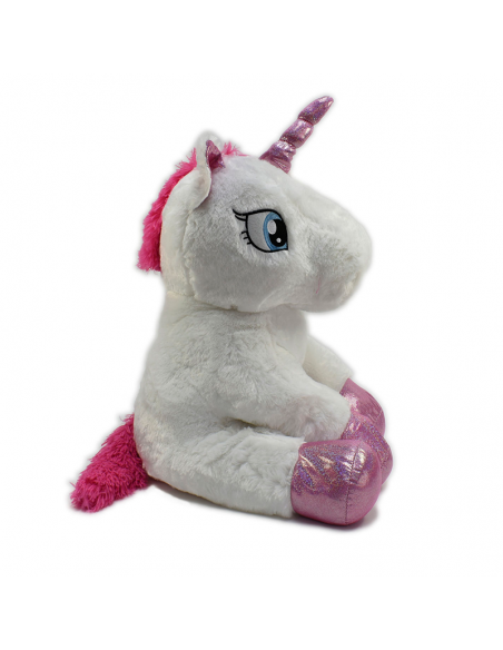 peluche unicornio blanco