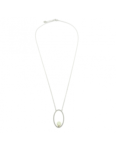PEARLY OVAL WINTER NECKLACE